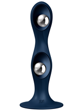 Satisfyer Double Ball-R Silicone Dildo - Indulge in Dynamic Stimulation Anal Dildos